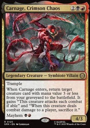 Carnage, Crimson Chaos - Magic: The Gathering | Marvel's Spider - Man (Rare) [SPM - 125] - El Duelista