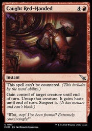 Caught Red - Handed⁣ - Murders at Karlov Manor⁣ (Uncommon)⁣ [115] - El Duelista