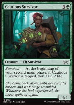 Cautious Survivor⁣ - Duskmourn: House of Horror⁣ (Common)⁣ [172] - El Duelista