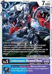Cerberusmon: Werewolf Mode (BT17 - 025)⁣ - Secret Crisis⁣ (Uncommon)⁣ [025] - El Duelista