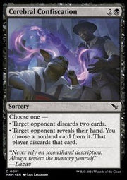 Cerebral Confiscation⁣ - Murders at Karlov Manor⁣ (Common)⁣ [81] - El Duelista