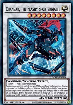 Chanbar, the Flashy Sportsknight - Doom of Dimensions (Super Rare) [DOOD - 083] - El Duelista