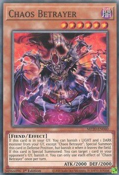 Chaos Betrayer - 2020 Tin of Lost Memories Mega Pack (Common) [MP20 - 060] - El Duelista