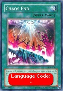 Chaos End (V.1 - Common)⁣ - Invasion of Chaos⁣ (Common)⁣ [036] - El Duelista
