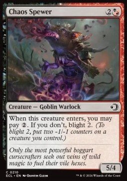 Chaos Spewer - Lorwyn Eclipsed (Common) [ECL - 210] - El Duelista