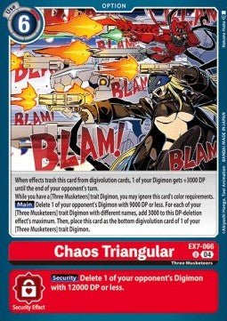Chaos Triangular (EX7 - 066) (V.1)⁣ - Digimon Liberator⁣ (Uncommon)⁣ [066] - El Duelista