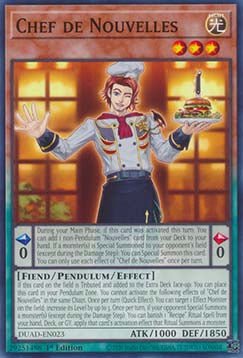 Chef de Nouvelles⁣ - Duelist’s Advance⁣ (Common)⁣ [023] - El Duelista