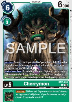 Cherrymon (BT15 - 050)⁣ - Exceed Apocalypse⁣ (Common)⁣ [050] - El Duelista