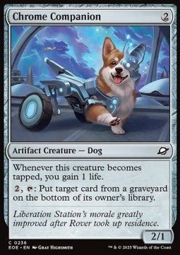 Chrome Companion⁣ - Edge of Eternities⁣ (Common)⁣ [236] - El Duelista