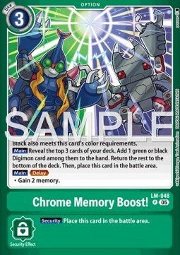 Chrome Memory Boost! (LM - 048) - Premium Bandai Products (Promo) [PB - XX - LM - 048] - El Duelista