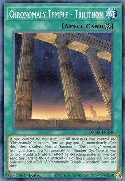 Chronomaly Temple - Trilithon - Dawn of Majesty (Common) [DAMA - 059] - El Duelista