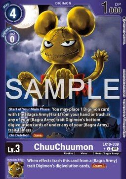 ChuuChuumon (EX10 - 039) (V.2) - Sinister Order (Alternative Art) [039] - El Duelista