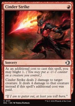 Cinder Strike - Lorwyn Eclipsed (Common) [ECL - 131] - El Duelista