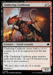 Cindering Cutthroat⁣ - Bloomburrow⁣ (Common)⁣ [208] - El Duelista