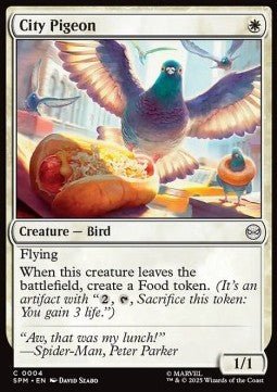 City Pigeon - Magic: The Gathering | Marvel's Spider - Man (Common) [SPM - 4] - El Duelista