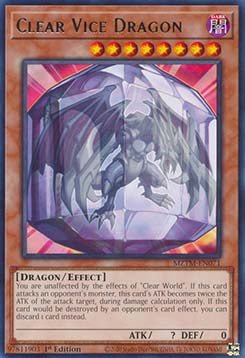 Clear Vice Dragon - Maze of the Master (Rare) [MZTM - 071] - El Duelista