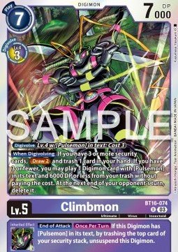 Climbmon (BT16 - 074)⁣ - Beginning Observer⁣ (Rare)⁣ [074] - El Duelista