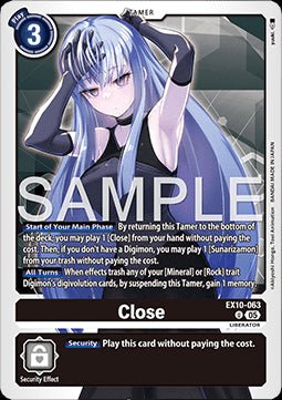 Close (EX10 - 063) (V.1) - Sinister Order (Uncommon) [063] - El Duelista