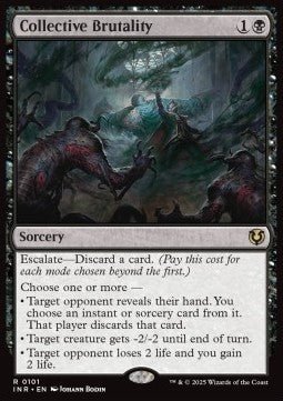 Collective Brutality⁣ - Innistrad Remastered⁣ (Rare)⁣ [101] - El Duelista