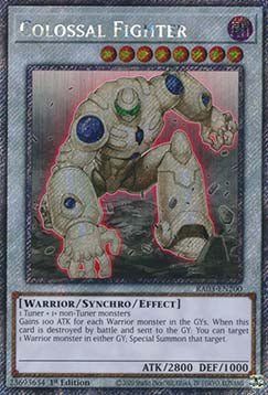 Colossal Fighter (V.1 - Platinum Secret Rare)⁣ - Quarter Century Bonanza⁣ (Platinum Secret Rare)⁣ [200] - El Duelista