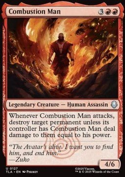 Combustion Man - Magic: The Gathering | Avatar: The Last Airbender (Uncommon) [TLA - 127] - El Duelista