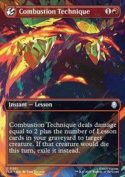 Combustion Technique - Magic: The Gathering | Avatar: The Last Airbender: Extras (Uncommon) [XTLA - 301] - El Duelista