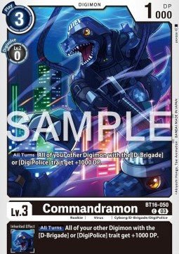 Commandramon (BT16 - 050)⁣ - Beginning Observer⁣ (Common)⁣ [050] - El Duelista