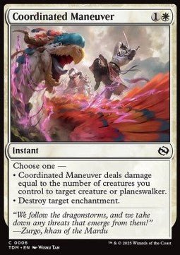 Coordinated Maneuver⁣ - Tarkir: Dragonstorm⁣ (Common)⁣ [6] - El Duelista