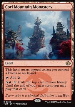 Cori Mountain Monastery⁣ - Tarkir: Dragonstorm⁣ (Rare)⁣ [252] - El Duelista