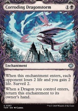 Corroding Dragonstorm⁣ - Tarkir: Dragonstorm: Extras⁣ (Uncommon)⁣ [297] - El Duelista