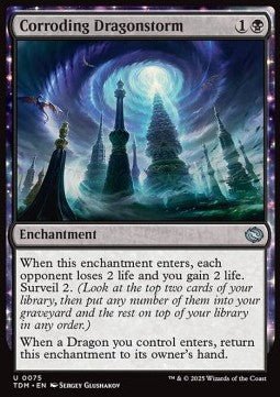 Corroding Dragonstorm⁣ - Tarkir: Dragonstorm⁣ (Uncommon)⁣ [75] - El Duelista