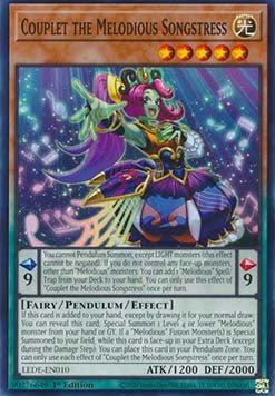 Couplet the Melodious Songstress⁣ - Legacy of Destruction⁣ (Common)⁣ [010] - El Duelista