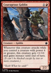 Courageous Goblin⁣ - Magic: The Gathering Foundations⁣ (Common)⁣ [82] - El Duelista