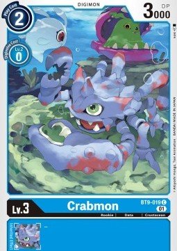 Crabmon (BT9 - 019)⁣ - X Record⁣ (Common)⁣ [019] - El Duelista
