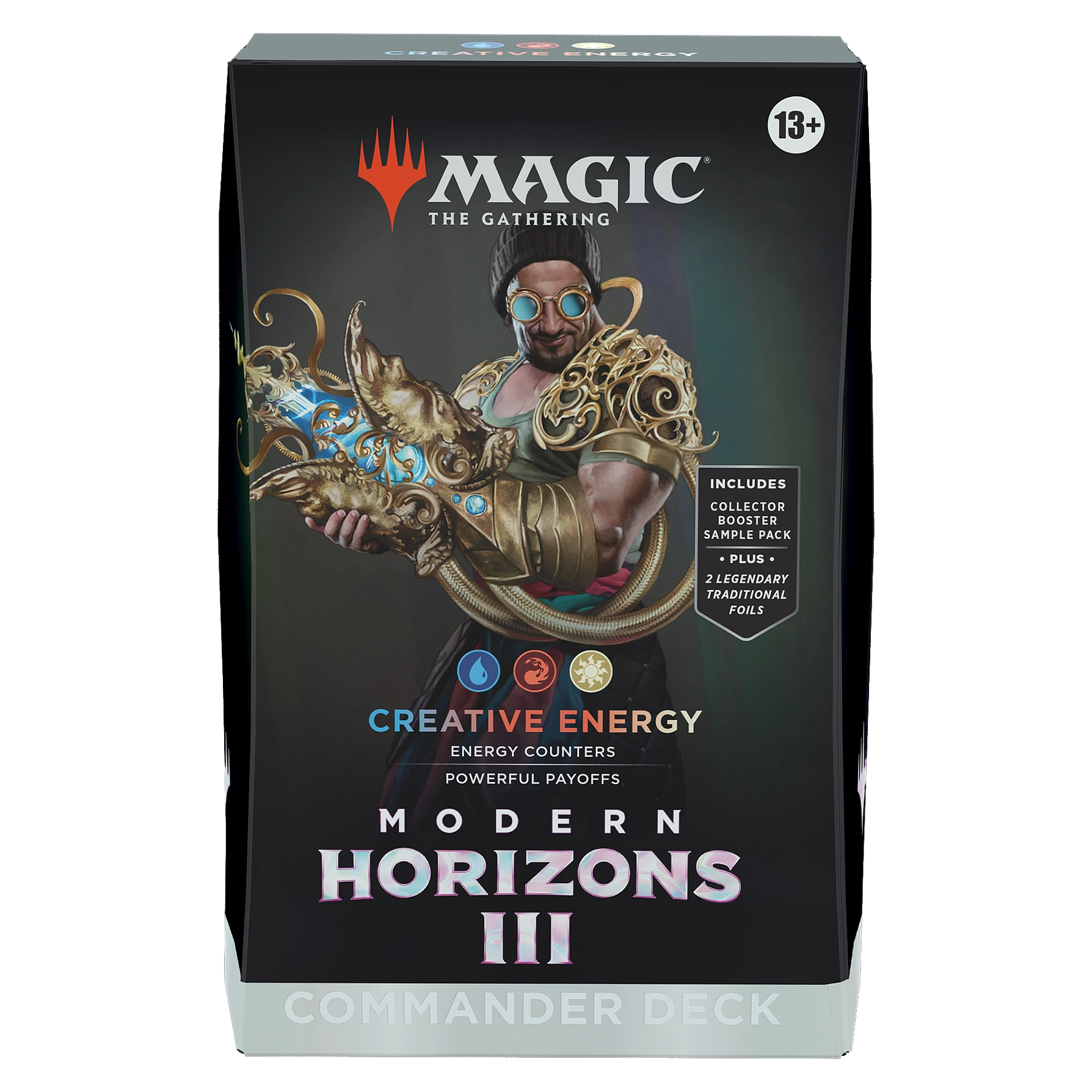Magic: The Gathering—Modern Horizons 3: Creative Energy Commander Deck, caja sellada