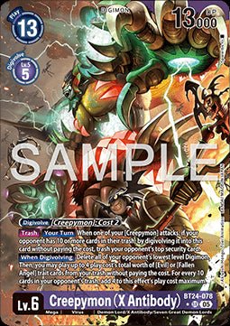 Creepymon (X Antibody) (BT24 - 078) (V.2) - Time Stranger (Alternative Art) [BT - 24 - 078] - El Duelista
