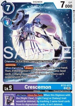 Crescemon (BT22 - 073)⁣ - Cyber Eden⁣ (Uncommon)⁣ [073] - El Duelista