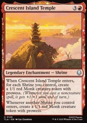 Crescent Island Temple - Magic: The Gathering | Avatar: The Last Airbender (Uncommon) [TLA - 129] - El Duelista