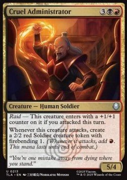 Cruel Administrator - Magic: The Gathering | Avatar: The Last Airbender (Uncommon) [TLA - 213] - El Duelista