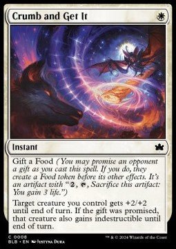 Crumb and Get It⁣ - Bloomburrow⁣ (Common)⁣ [8] - El Duelista