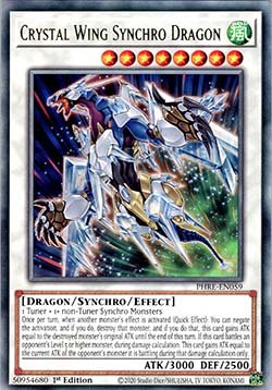 Crystal Wing Synchro Dragon - Phantom Revenge (Rare) [PHRE - 059] - El Duelista