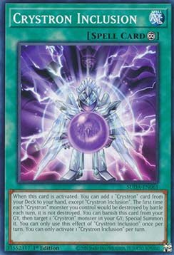 Crystron Inclusion⁣ - Supreme Darkness⁣ (Common)⁣ [061] - El Duelista