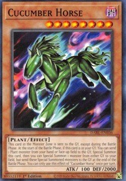 Cucumber Horse⁣ - Darkwing Blast⁣ (Common)⁣ [036] - El Duelista