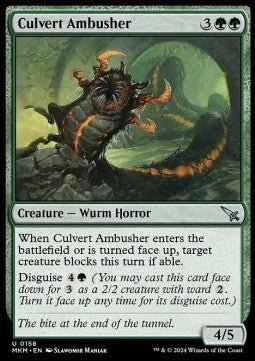 Culvert Ambusher⁣ - Murders at Karlov Manor⁣ (Uncommon)⁣ [158] - El Duelista