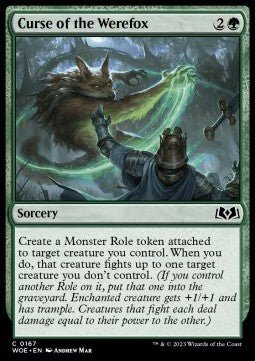 Curse of the Werefox⁣ - Wilds of Eldraine⁣ (Common)⁣ [167] - El Duelista
