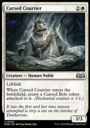 Cursed Courtier⁣ - Wilds of Eldraine⁣ (Uncommon)⁣ [9] - El Duelista