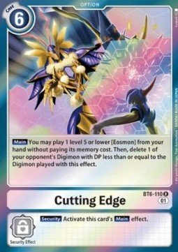 Cutting Edge (BT6 - 110)⁣ - Double Diamond⁣ (Rare)⁣ [BT6 - 110] - El Duelista