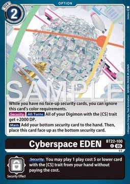 Cyberspace EDEN (BT22 - 100)⁣ - Cyber Eden⁣ (Common)⁣ [100] - El Duelista