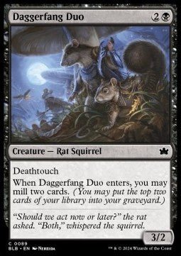 Daggerfang Duo⁣ - Bloomburrow⁣ (Common)⁣ [89] - El Duelista