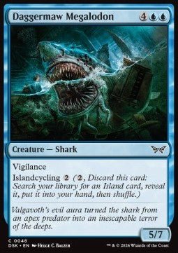 Daggermaw Megalodon⁣ - Duskmourn: House of Horror⁣ (Common)⁣ [48] - El Duelista